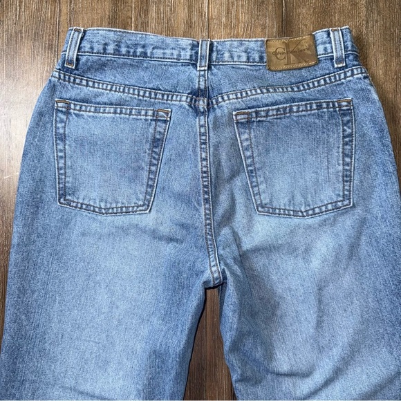 Vintage Y2K jeans Calvin Klein Sandblast Cotton Bootcut 8 10 light blue - Picture 13 of 15